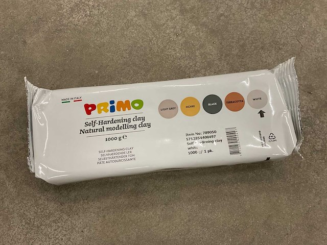 Primo 789050 verpakking á 1000g zelfhardende klei (24x) - afbeelding 1 van  2