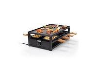 Princess 162655 black steel raclette inclusief 8 spatels - afbeelding 2 van  2