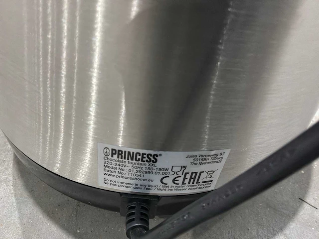 Princess chocolade fontein xxl - afbeelding 3 van  6