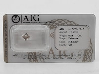 Princess geslepen diamant 0,84 karaats (si2)
