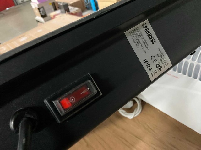 Princess, intertek smart glass panel heater, ch-y02 elektrische verwarming (2x) - afbeelding 3 van  9