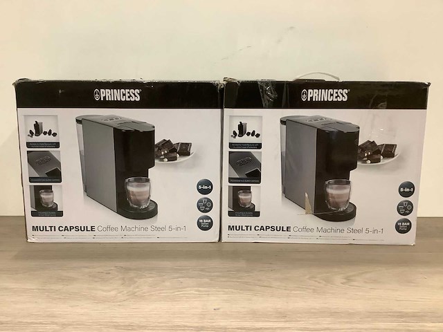 Princess multi capsule 5-in-1 koffiemachine (2x) - afbeelding 1 van  5