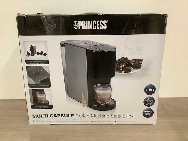 Princess multi capsule 5-in-1 koffiemachine (2x) - afbeelding 4 van  5