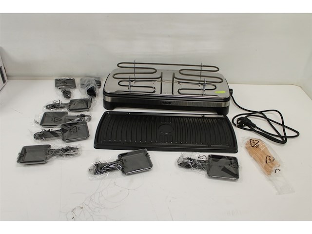 Princess raclette 10 personen 1500 w zwart - afbeelding 4 van  5