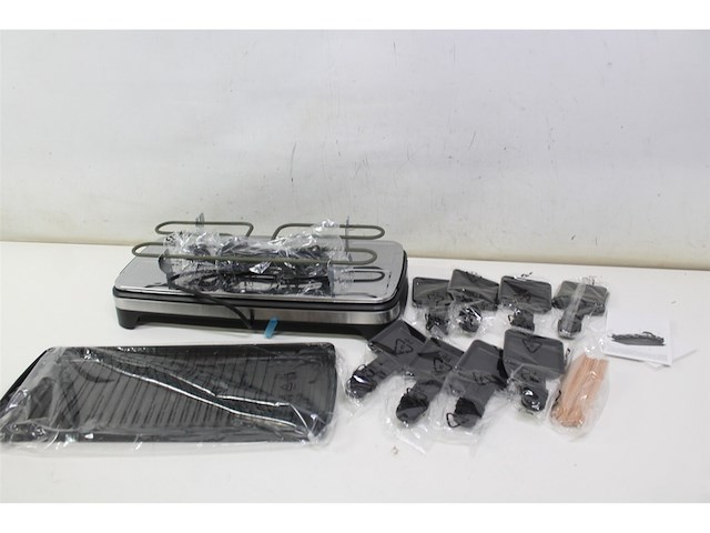 Princess raclette 10 personen 1500 w zwart - afbeelding 4 van  5