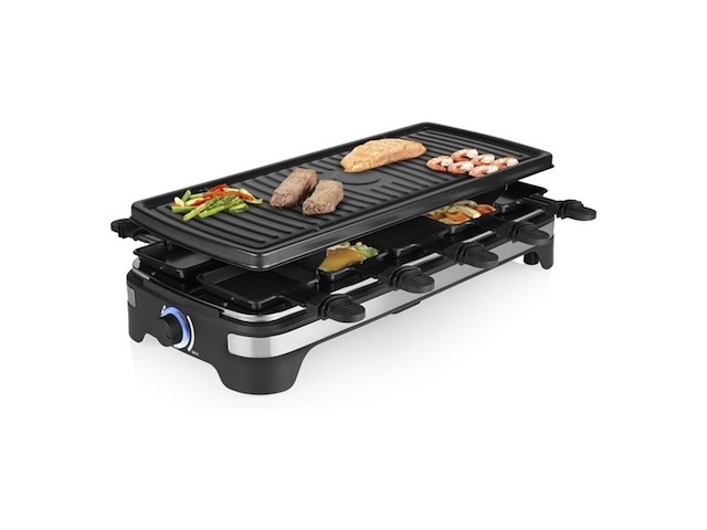 Princess raclette 10 persoon/personen 1500 w zwart - afbeelding 1 van  2