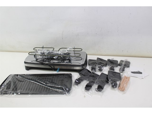 Princess raclette 10 persoon/personen 1500w zwart - afbeelding 4 van  5