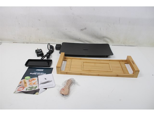 Princess table chef pure black 103026 gourmet grill & bakplaat 2200 watt - afbeelding 5 van  6