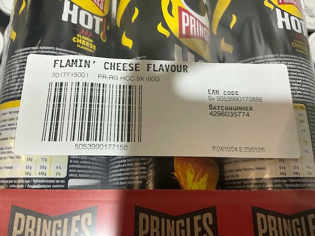 Pringles divers hot cheese pringles - afbeelding 4 van  4