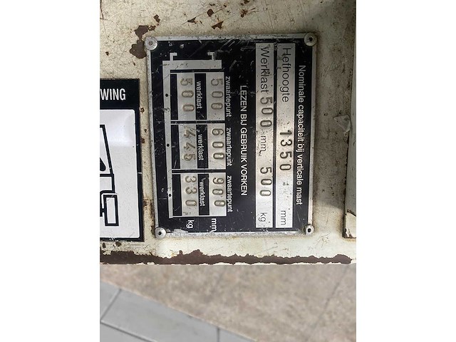 Prins - 1997 - 3500 - vorkheftruck - afbeelding 6 van  14