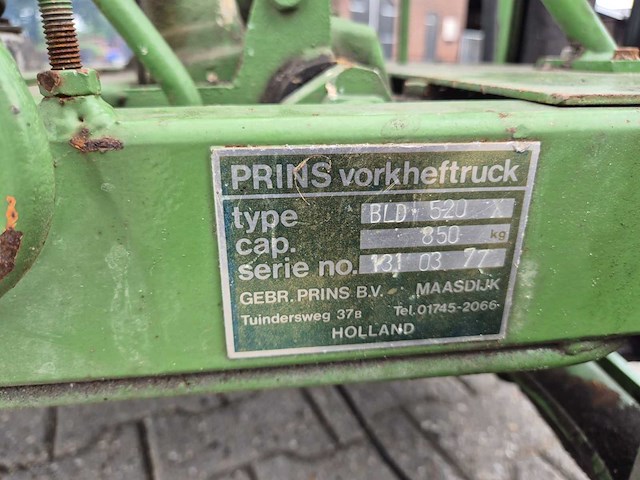 Prins bld 520 heftruck - afbeelding 8 van  8