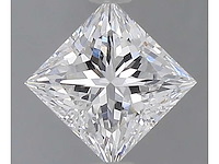 Prinses geslepen diamant 1.02 carat gecertificeerd - afbeelding 1 van  4