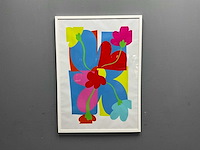 Print in lijst "flowers" - afbeelding 1 van  6