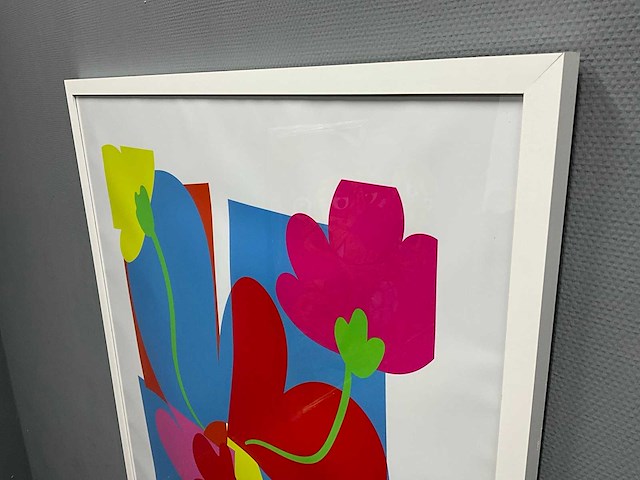 Print in lijst "flowers" - afbeelding 2 van  6