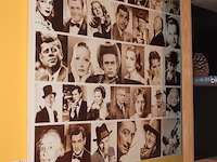 Print op doek met bekende sterren, afm. 100 x 100 cm. - afbeelding 2 van  2