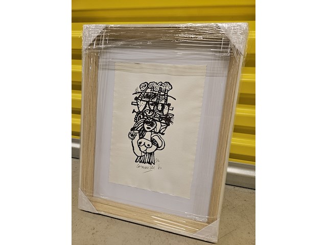 Print op geschept papier, corneille, 1983 - afbeelding 1 van  3