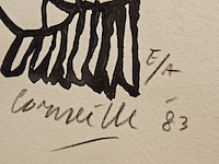 Print op geschept papier, corneille, 1983 - afbeelding 2 van  3