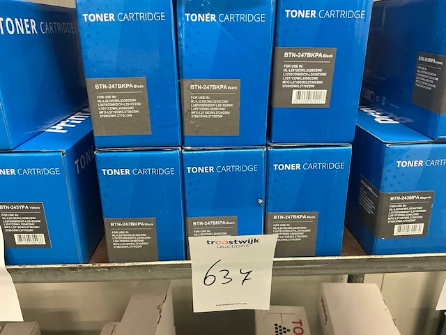Printabout btn-247bkpa zwart cartridge (7x) - afbeelding 2 van  4