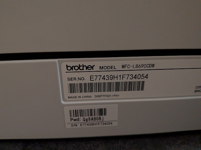 Printer, brother, mfc-l8690cdw, wit - afbeelding 5 van  7