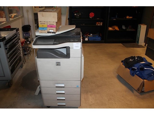 Printer copier sharp mx-c311 met diverse toners. - afbeelding 1 van  3