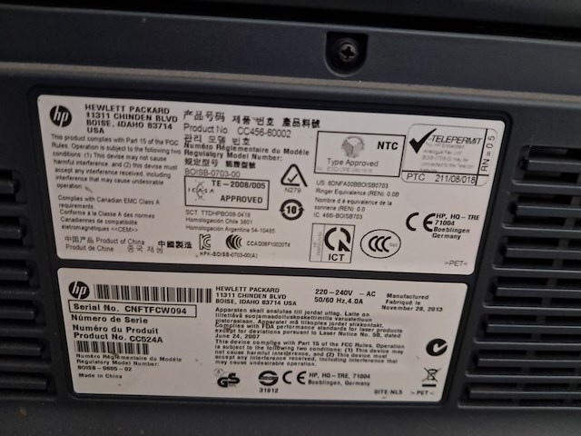 Printer, hp, laserjet 700 color mfp m775 - afbeelding 9 van  24