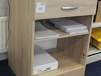 Printerkast met lade. afmeting 60 x 60 x 85 cm. - afbeelding 2 van  2