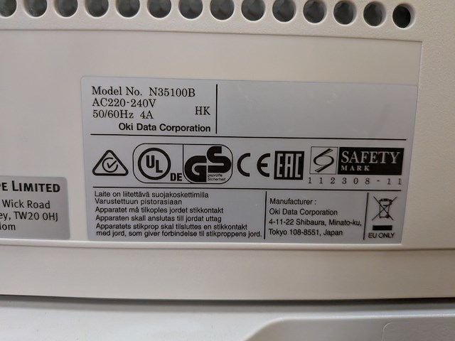 Printer/scanner oki, c822 - afbeelding 5 van  5