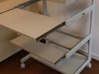 Printertafel met uitschuifbare legplanken - afbeelding 4 van  5