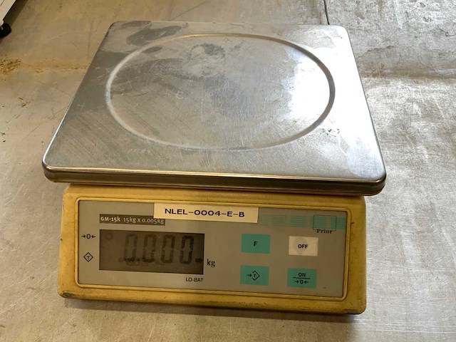 Prion gm-15k digitale weegschaal - afbeelding 3 van  4
