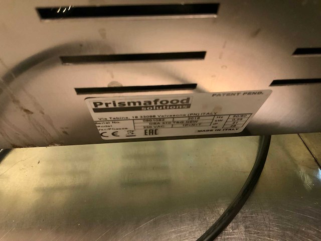 Prismafood dsa310 deegroller machine - afbeelding 7 van  7