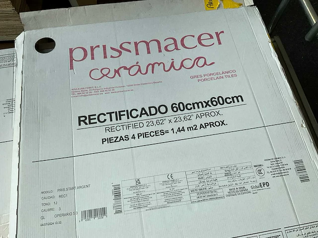 Prissmacer - vloertegel 3,6 m2 - afbeelding 2 van  3