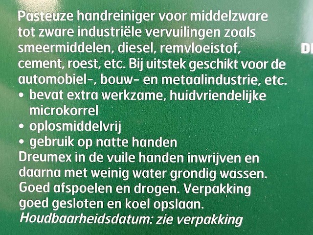 Pro. dreumex speciaal handreiniger blik (4,2 liter) middel-zware industrie. - afbeelding 2 van  3