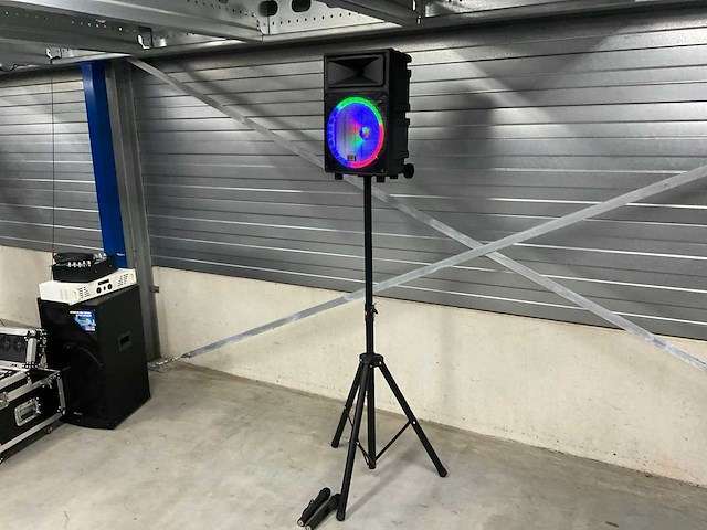 Pro-go sound 12 inch zanginstallatie met standaard. - afbeelding 1 van  6