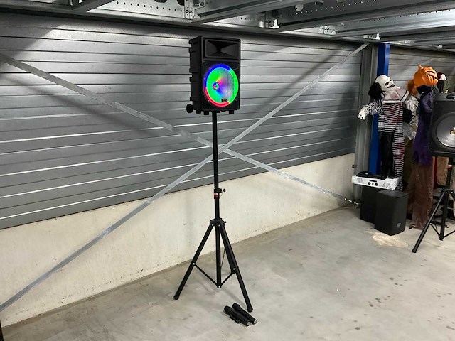 Pro-go sound 12 inch zanginstallatie met standaard. - afbeelding 2 van  6