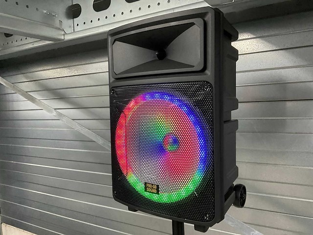 Pro-go sound 12 inch zanginstallatie met standaard. - afbeelding 3 van  6