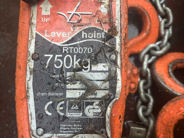 Pro-lift rt0070 750kg rateltakel (5x) - afbeelding 11 van  12