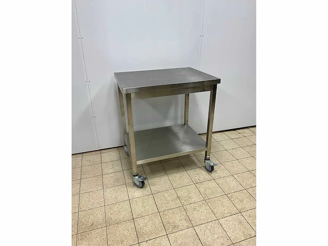 Pro select mobiele rvs werktafel - afbeelding 1 van  5
