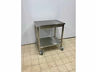 Pro select mobiele rvs werktafel - afbeelding 1 van  5