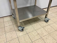 Pro select mobiele rvs werktafel - afbeelding 2 van  5