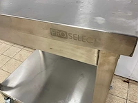 Pro select mobiele rvs werktafel - afbeelding 3 van  5