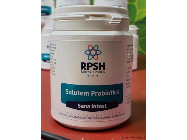 Probiotica supplement salutem probiotics sana intest - 10 potjes á 110gr - afbeelding 3 van  10