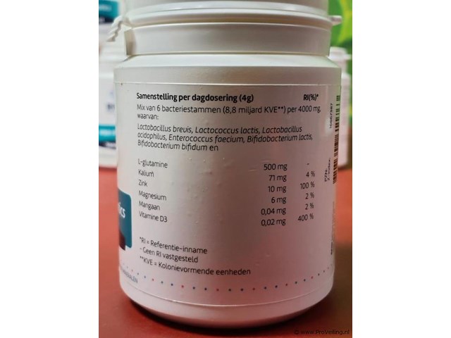 Probiotica supplement salutem probiotics sana intest - 10 potjes á 110gr - afbeelding 4 van  10