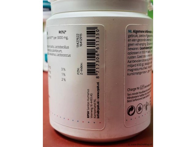 Probiotica supplement salutem probiotics sana intest - 10 potjes á 110gr - afbeelding 10 van  10