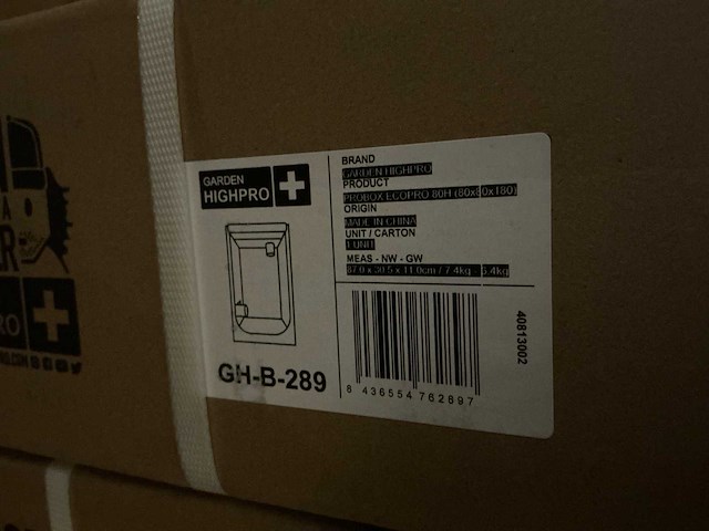 Probox ecopro 80h kweektent (9x) - afbeelding 4 van  4