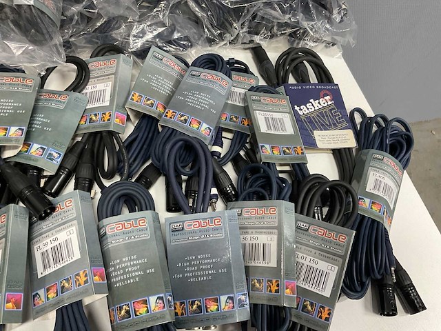 Procab dar en tasker partij audio kabels - afbeelding 5 van  7