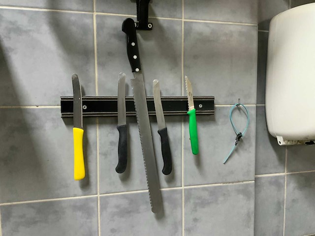 Prochef / bakerol / etc. patisserie / keukenmessen set inclusief magneetstrip (2x) - afbeelding 2 van  6