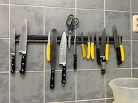 Prochef / bakerol / etc. patisserie / keukenmessen set inclusief magneetstrip (2x) - afbeelding 5 van  6