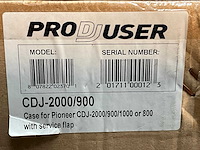 Prodjuser pioneer cdj-2000/900 dj deck flightcase - afbeelding 3 van  3