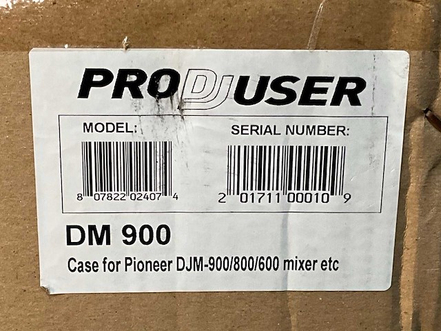 Prodjuser pioneer dm900 mixer flightcase - afbeelding 5 van  5