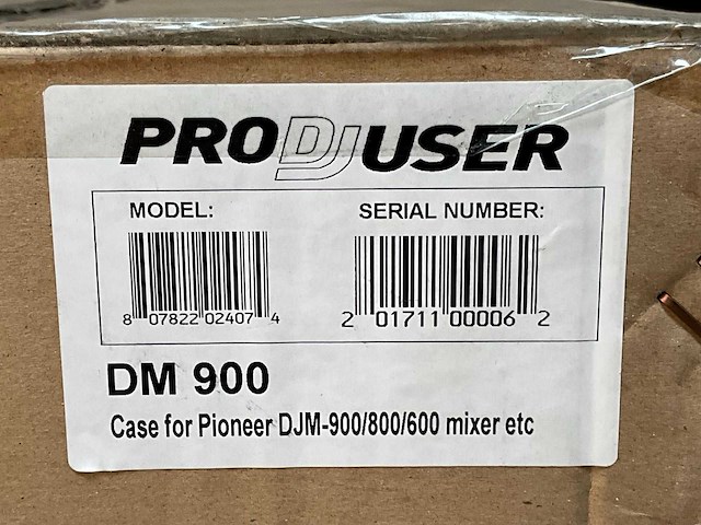 Prodjuser pioneer dm900 mixer flightcase - afbeelding 6 van  6